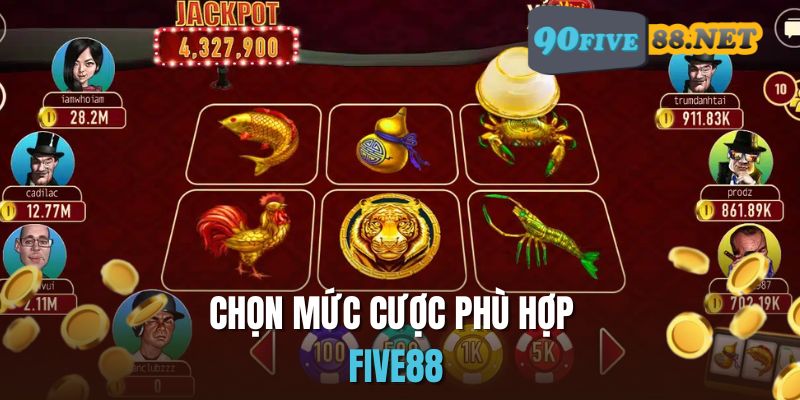 Bạn có 60 giây để chọn mức cược phù hợp
