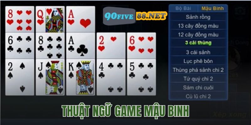 Thuật ngữ bài Mậu Binh