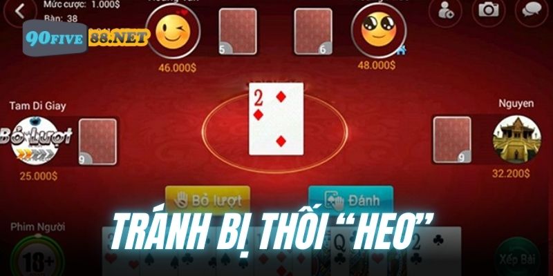 Tuân theo hướng dẫn cách chơi game bài Sâm để tránh bị thối “heo”